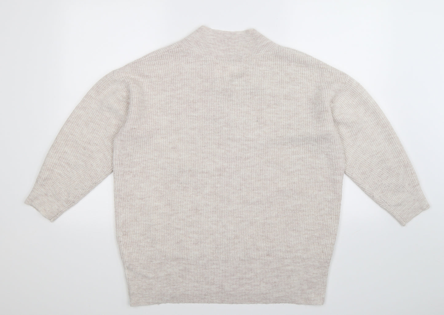 TU Womens Beige  Knit Pullover Jumper Size 16