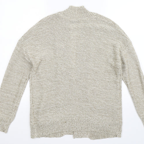 Wallis Womens Beige  Knit Cardigan Jumper Size M