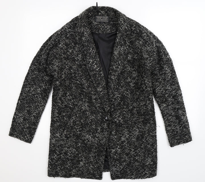 New Look Womens Grey Jacket Blazer Size 8