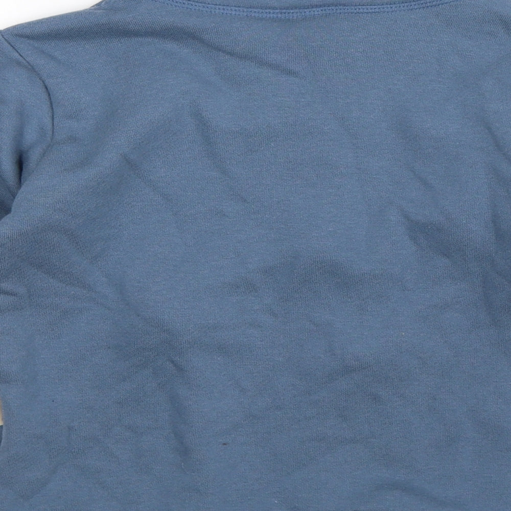 Meny Doggy Girls Blue   Pullover Sweatshirt Size 5-6 Years