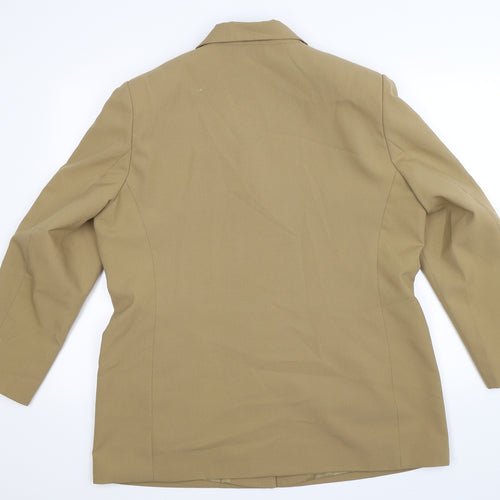 Classics Womens Beige   Jacket Suit Jacket Size 20