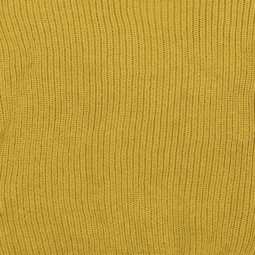 Primark Womens Yellow  Knit Pullover Jumper Size 14