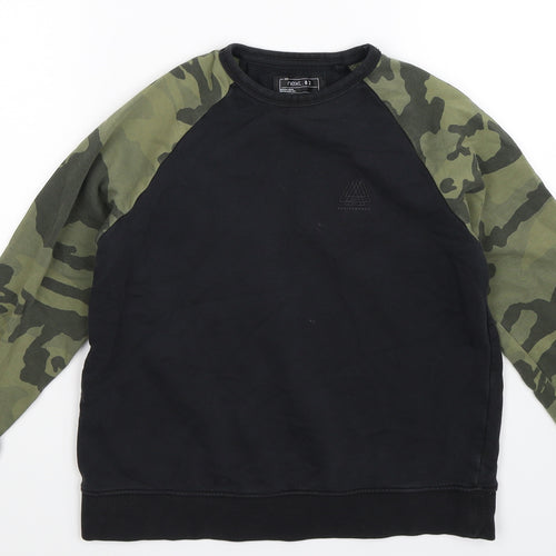 NEXT Boys Multicoloured Camouflage Jersey Pullover Sweatshirt Size 8 Years
