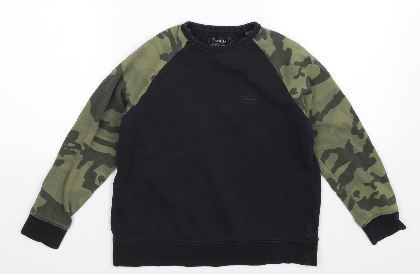 NEXT Boys Multicoloured Camouflage Jersey Pullover Sweatshirt Size 8 Years