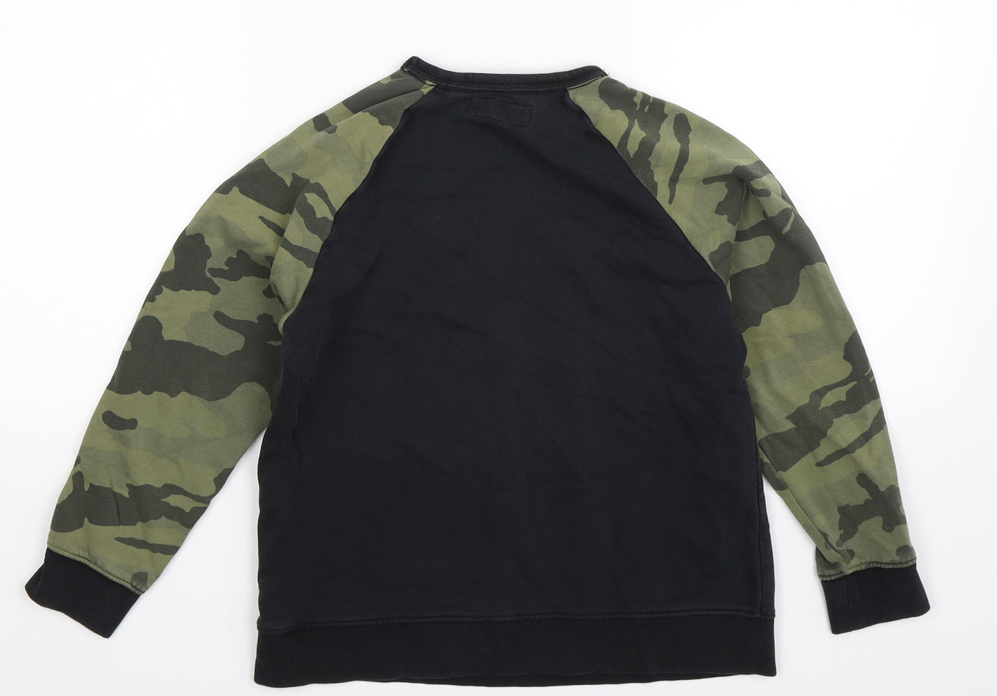 NEXT Boys Multicoloured Camouflage Jersey Pullover Sweatshirt Size 8 Years