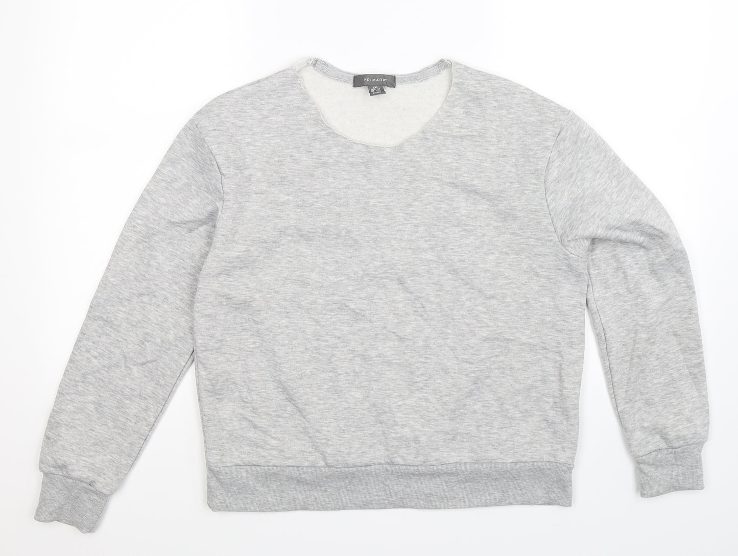 Primark Womens Grey   Pullover Sweatshirt Size 6  - Oversized