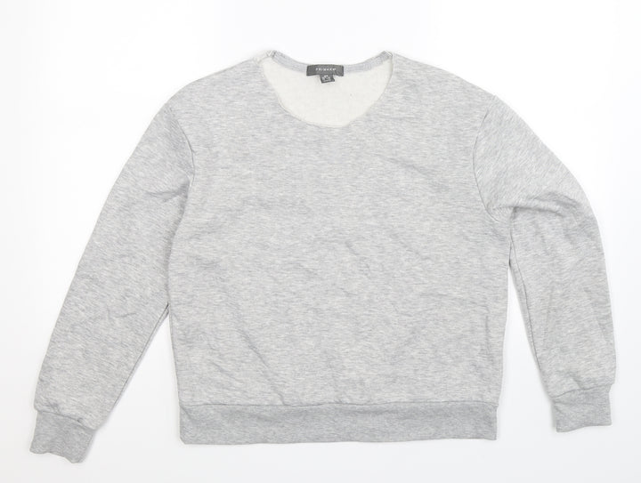 Primark Womens Grey   Pullover Sweatshirt Size 6  - Oversized