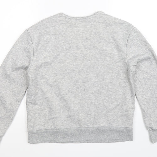 Primark Womens Grey   Pullover Sweatshirt Size 6  - Oversized