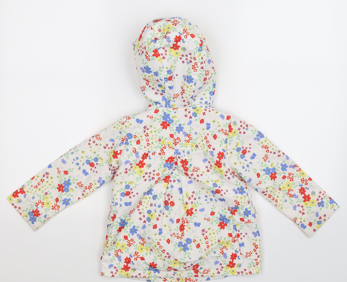 George Girls White Floral  Jacket  Size 2-3 Years