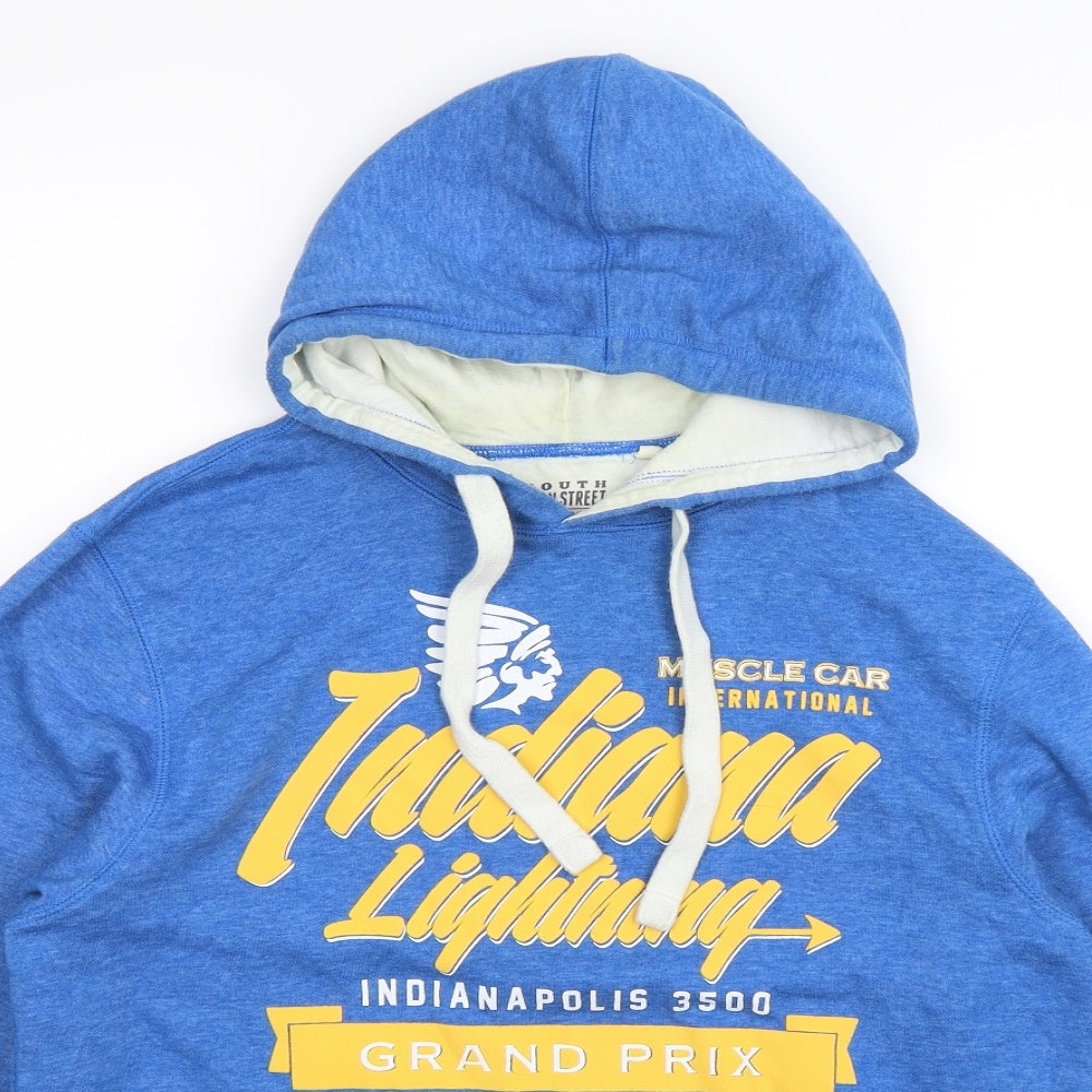George Mens Blue   Pullover Hoodie Size S