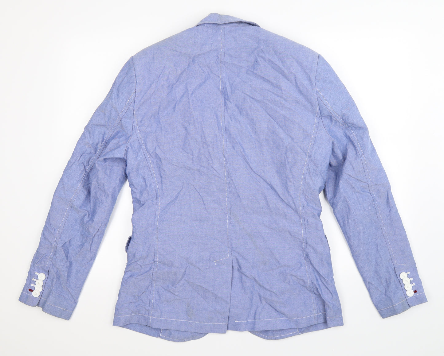 Rhino Mens Blue   Jacket Blazer Size S