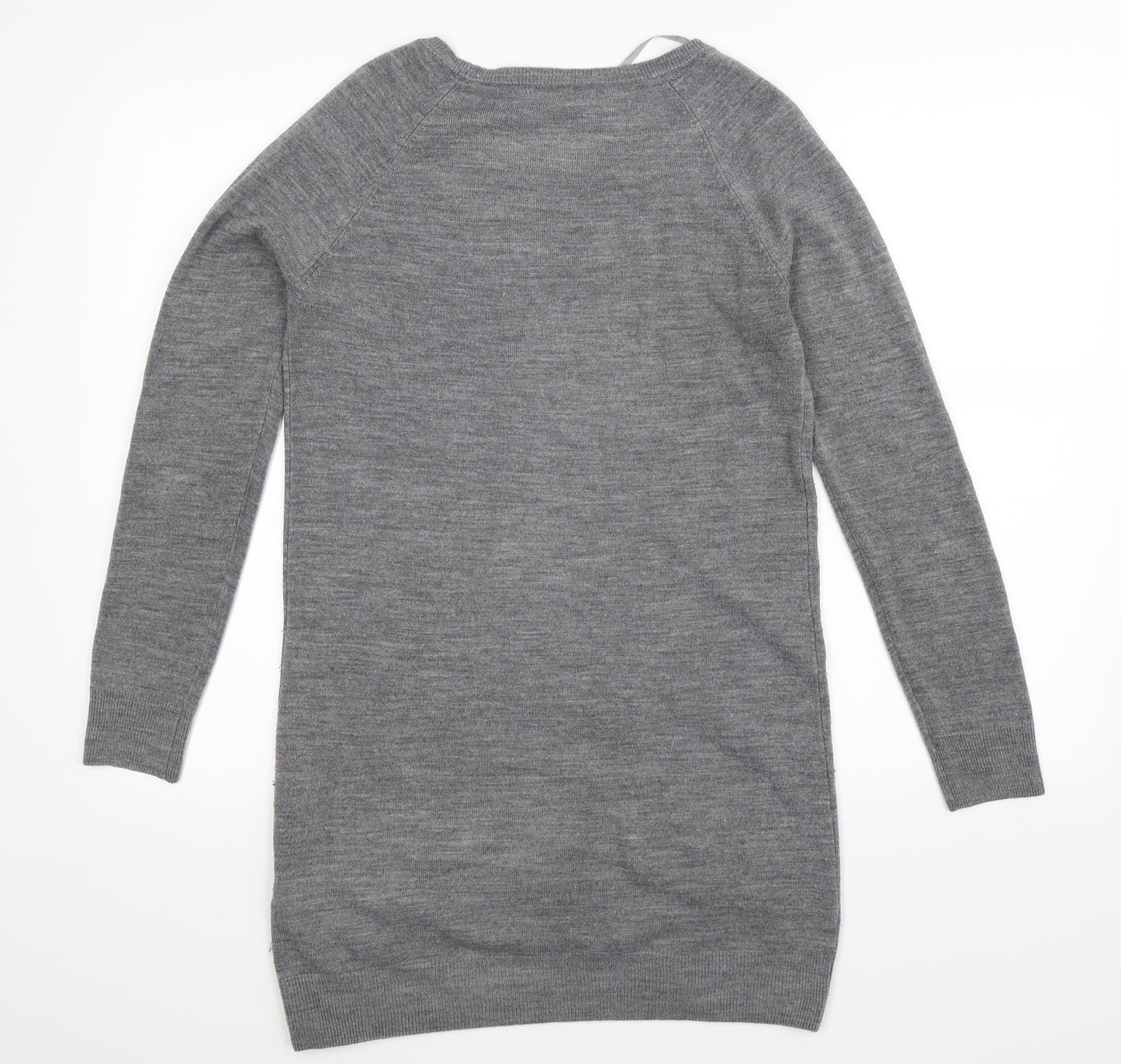 Atmosphere Womens Grey  Knit Jumper Dress  Size 8