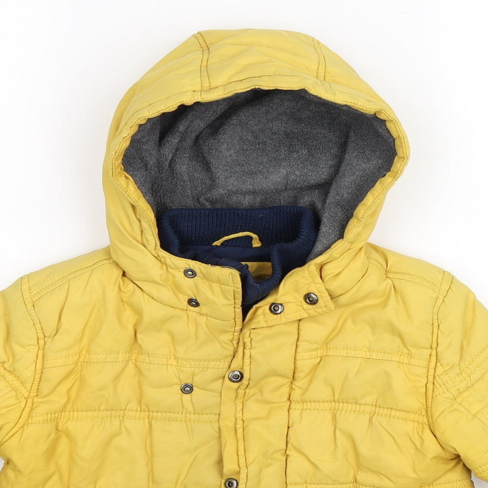 Blue Zoo Boys Yellow   Jacket  Size 5-6 Years
