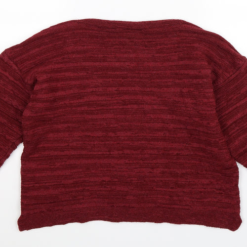 Sweater Shop Womens Brown  Knit Pullover Jumper Size L