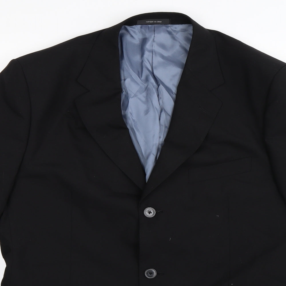 Ungaro Mens Black   Jacket Suit Jacket Size 42