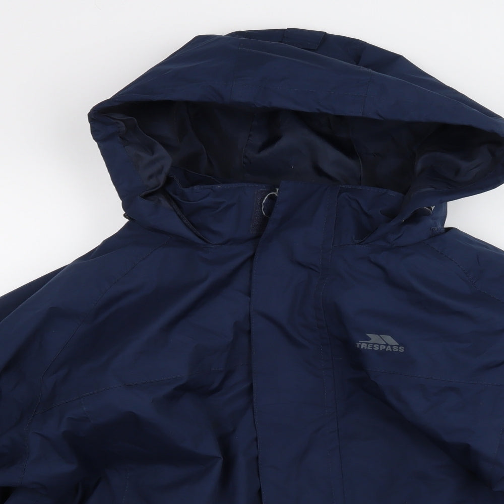 Trespass Mens Blue   Anorak Coat One Size