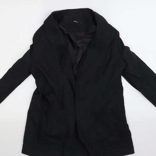 Unika Womens Black   Overcoat Jacket Size 14