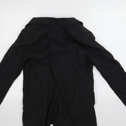 Unika Womens Black   Overcoat Jacket Size 14