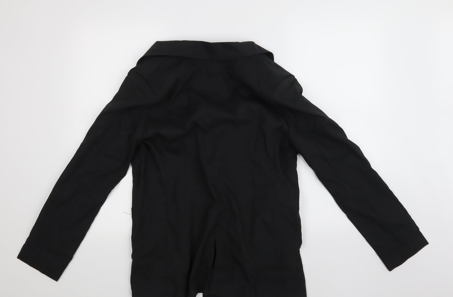 Unika Womens Black   Overcoat Jacket Size 14