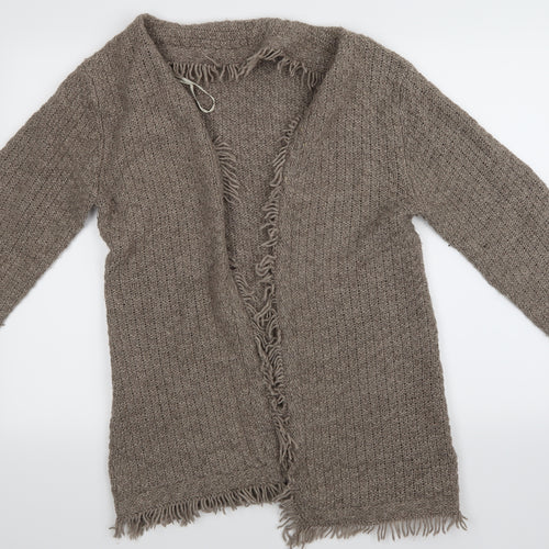 Carla F Womens Beige   Cardigan Jumper Size 14