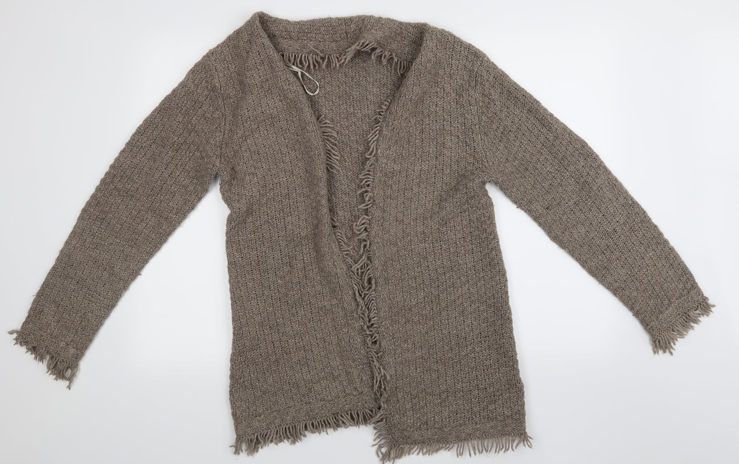 Carla F Womens Beige   Cardigan Jumper Size 14