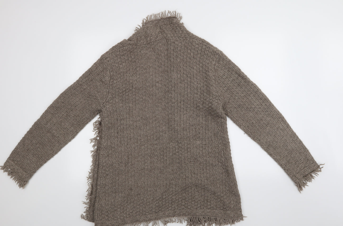 Carla F Womens Beige   Cardigan Jumper Size 14