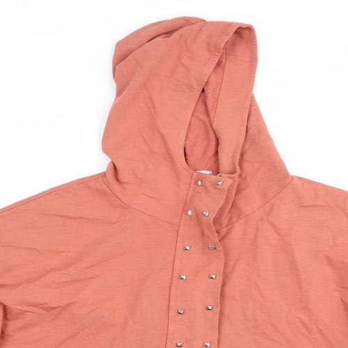 Made in Italy Womens Pink   Pullover Hoodie Size 22