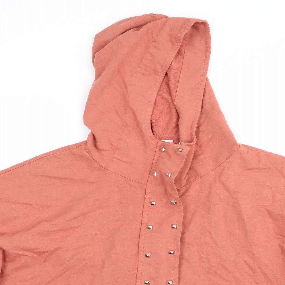Made in Italy Womens Pink   Pullover Hoodie Size 22