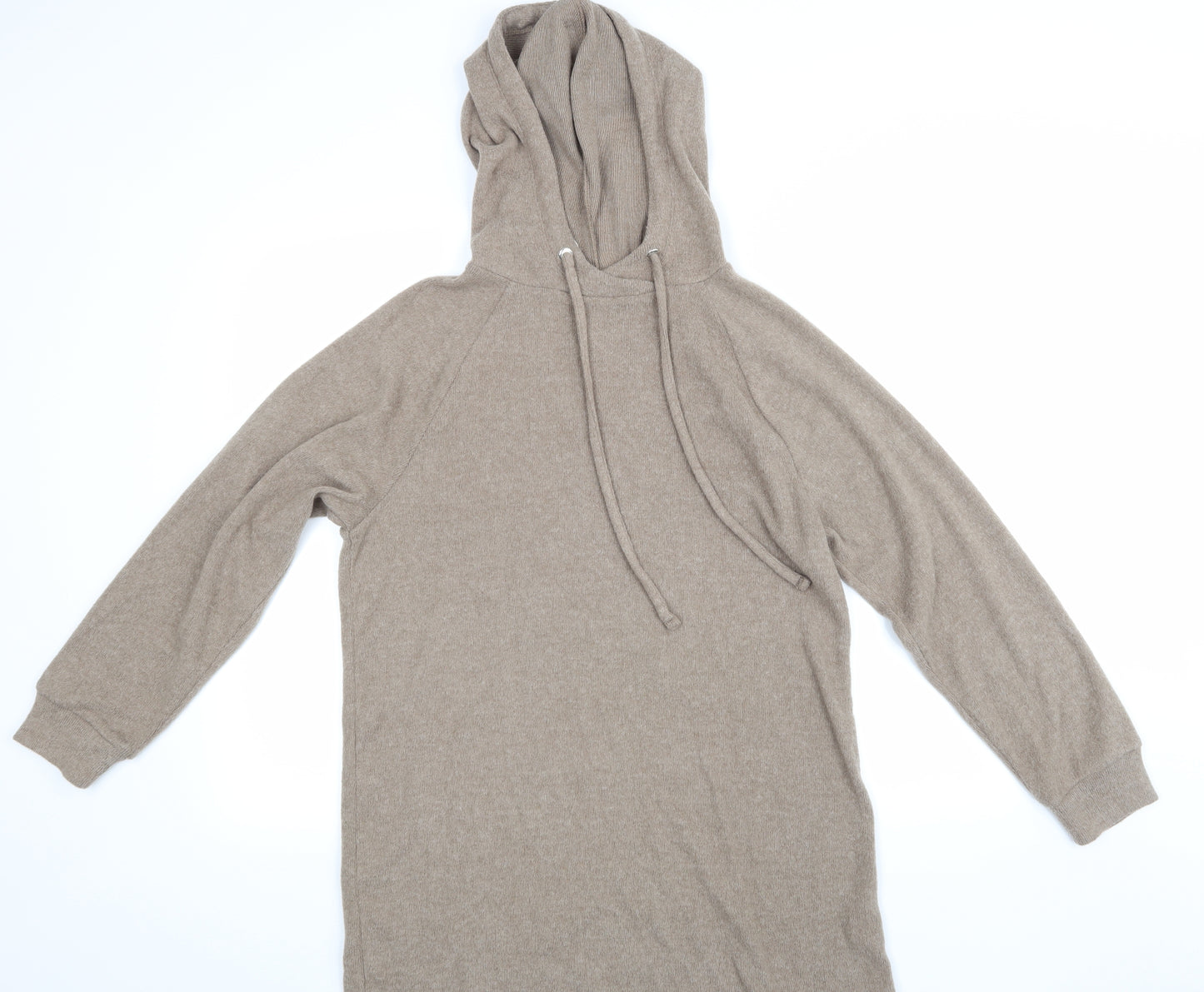 Preworn Womens Beige   Pullover Hoodie Size 14