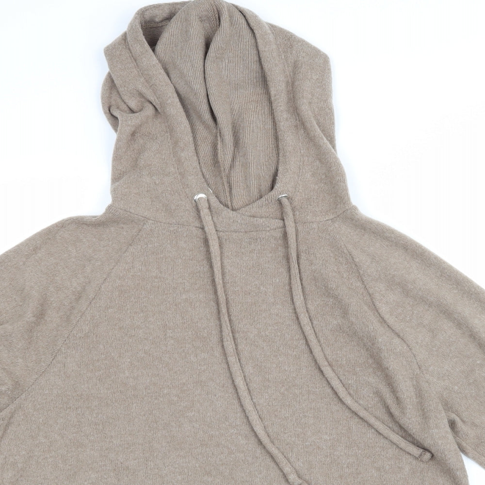 Preworn Womens Beige   Pullover Hoodie Size 14