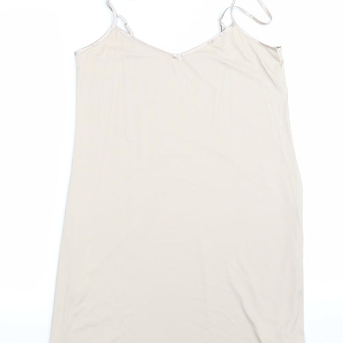 Marks and Spencer Womens Beige Solid  Chemise One Piece Size 10
