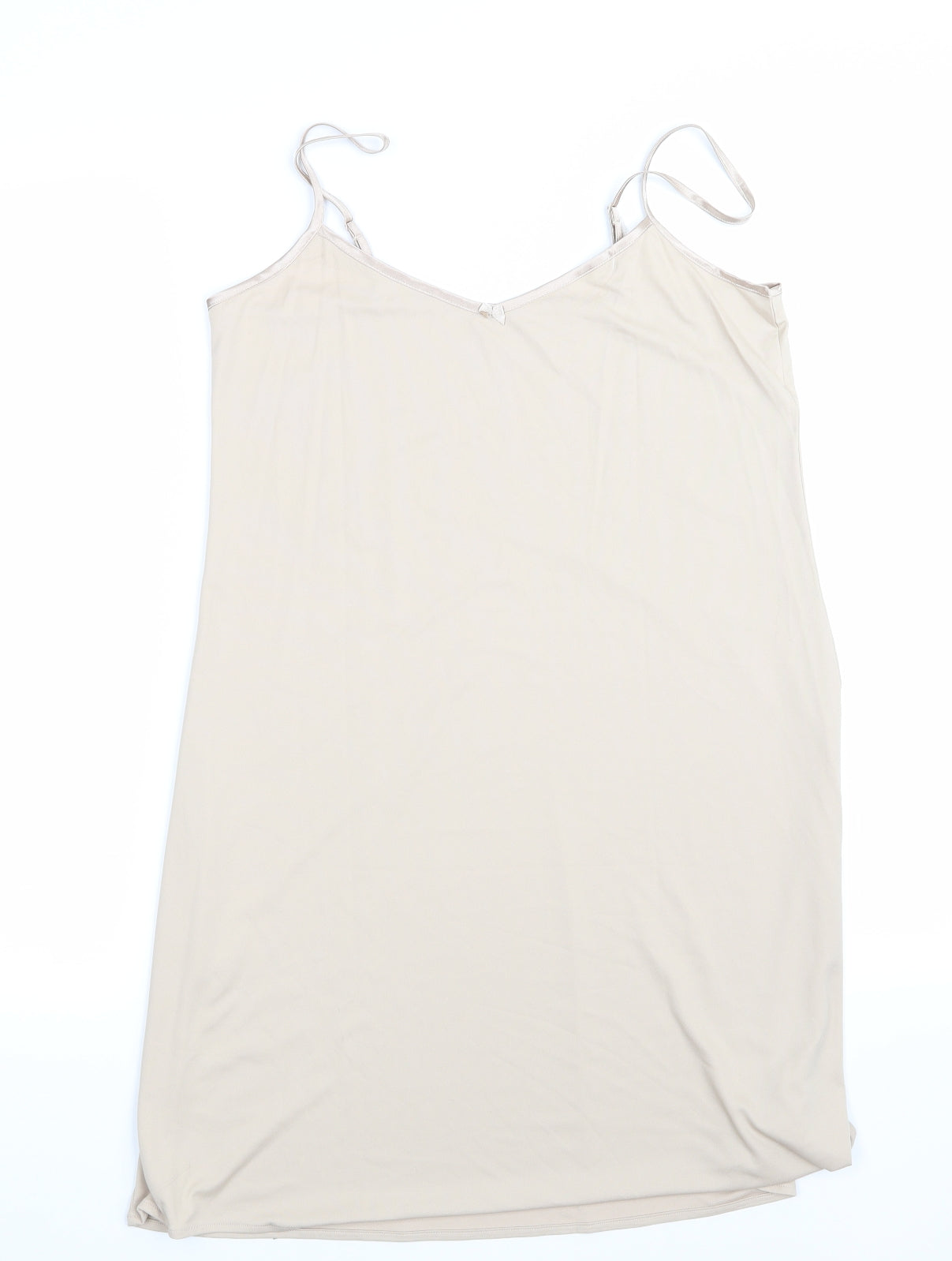 Marks and Spencer Womens Beige Solid  Chemise One Piece Size 10