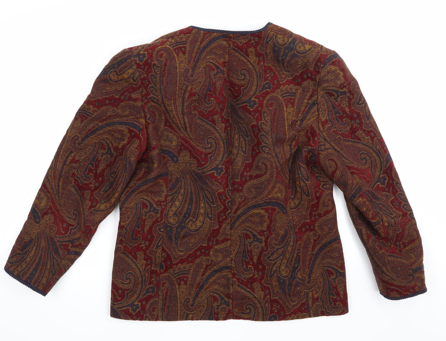 Precis Womens Multicoloured Paisley  Cardigan Jumper Size 14