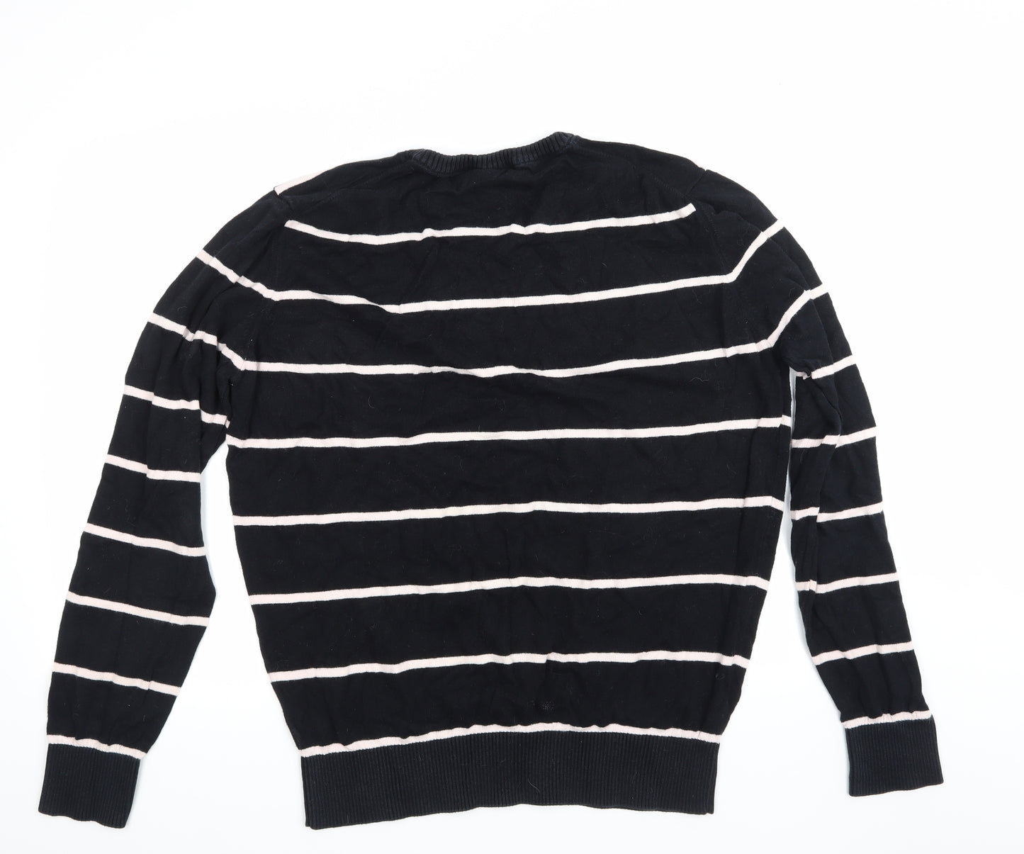 Marcus Law Womens Black Polka Dot  Pullover Jumper Size 18