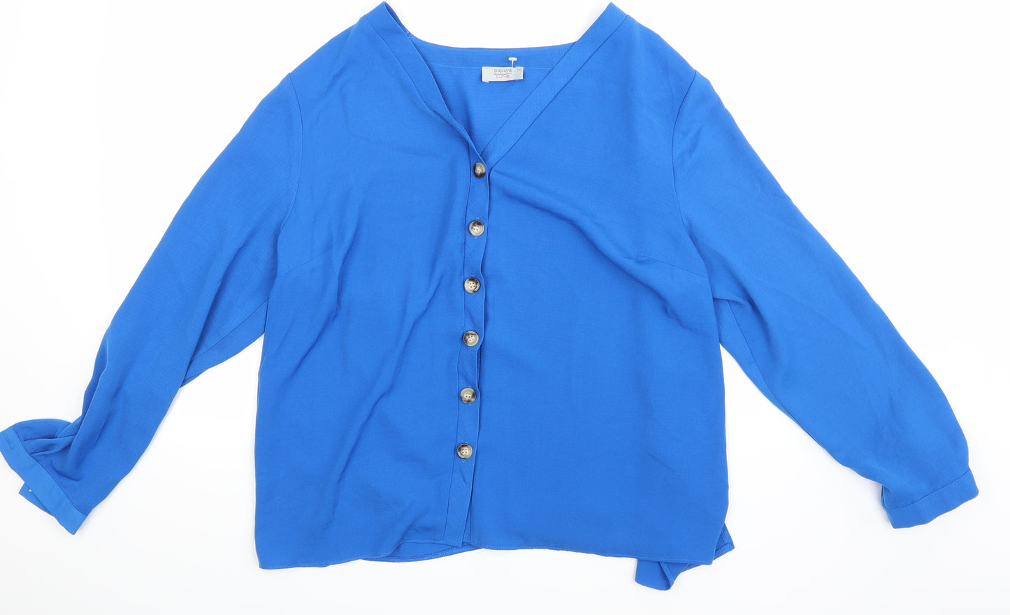 Papaya Womens Blue   Cardigan Jumper Size 20
