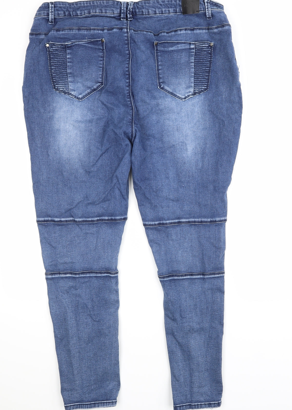 Simply Be Womens Blue   Straight Jeans Size 22 L26 in