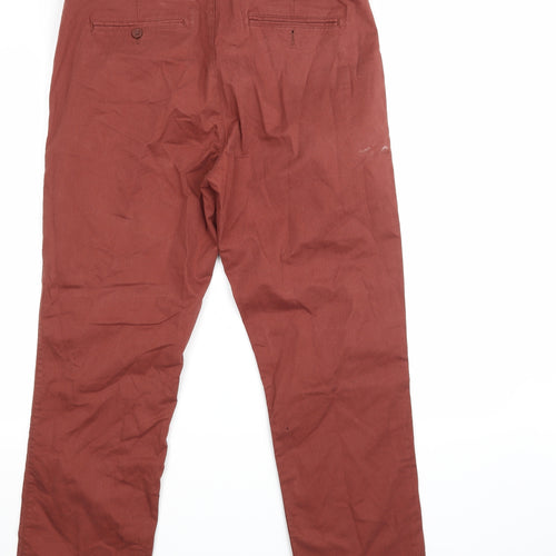 Marks and Spencer Mens Orange   Straight Jeans Size 36 L28 in