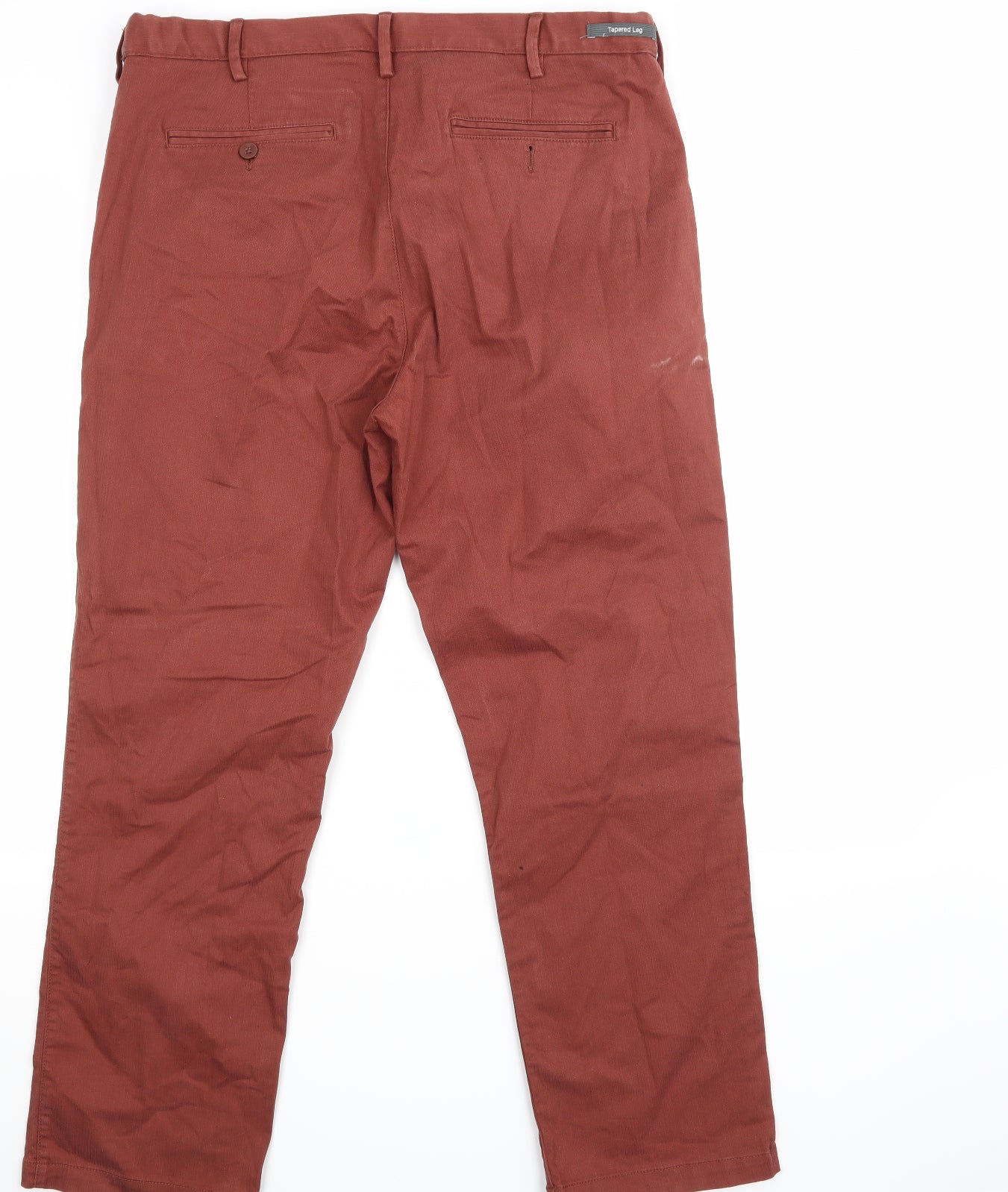 Marks and Spencer Mens Orange   Straight Jeans Size 36 L28 in