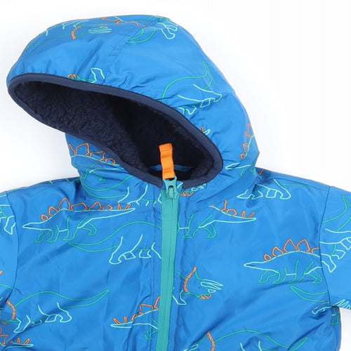 Marks and Spencer Boys Blue   Basic Coat Jacket Size 2-3 Years