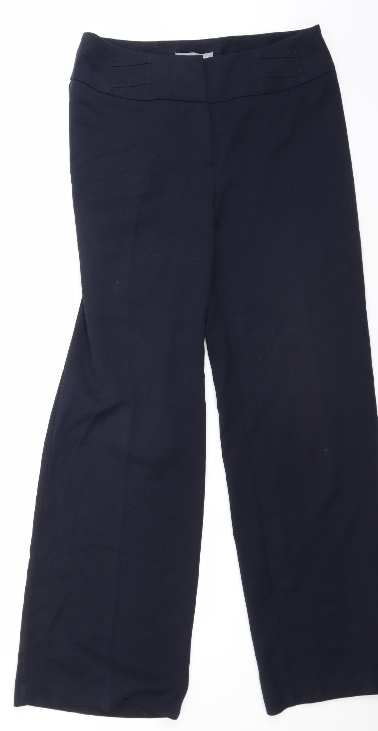 Marks and Spencer Womens Blue   Trousers  Size 10 L23 in