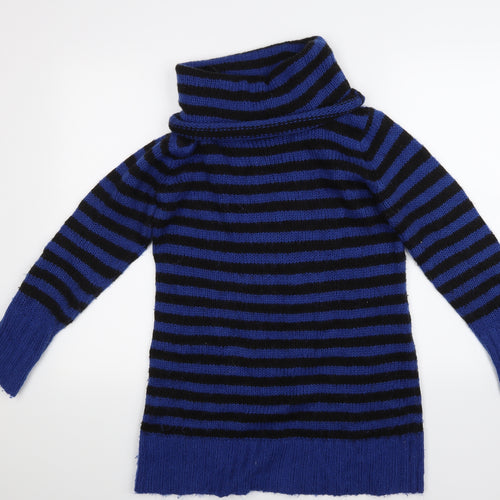 TRF Womens Multicoloured Striped  Pullover Jumper Size 10