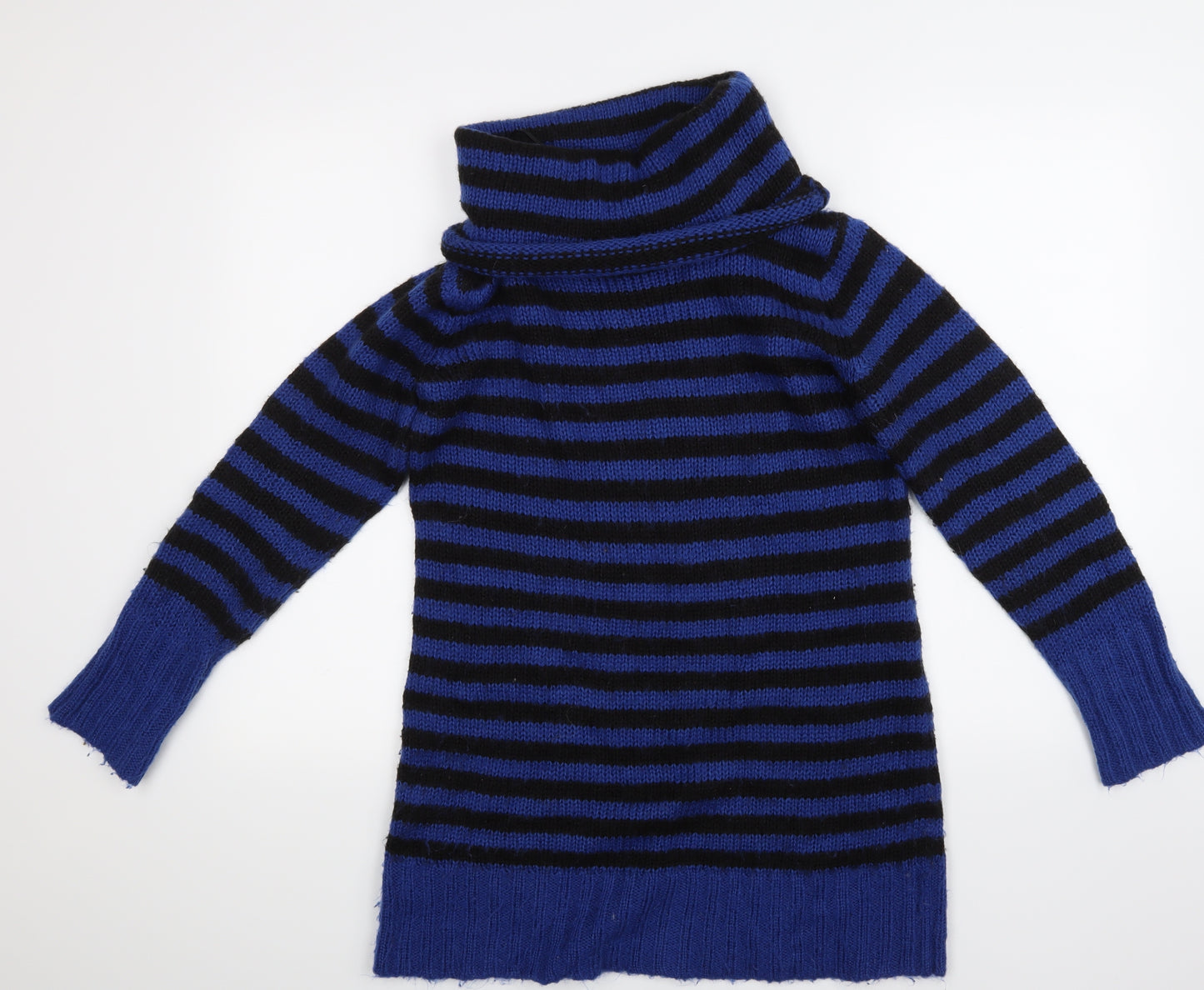 TRF Womens Multicoloured Striped  Pullover Jumper Size 10