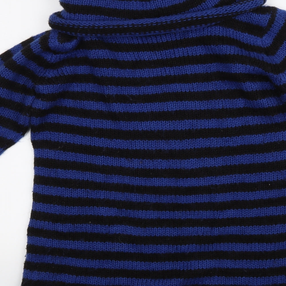 TRF Womens Multicoloured Striped  Pullover Jumper Size 10