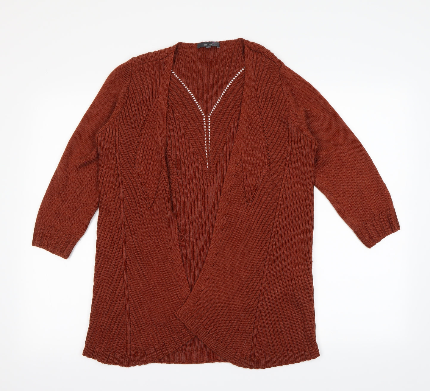 M&S  Womens Brown   Cardigan Jumper Size 12