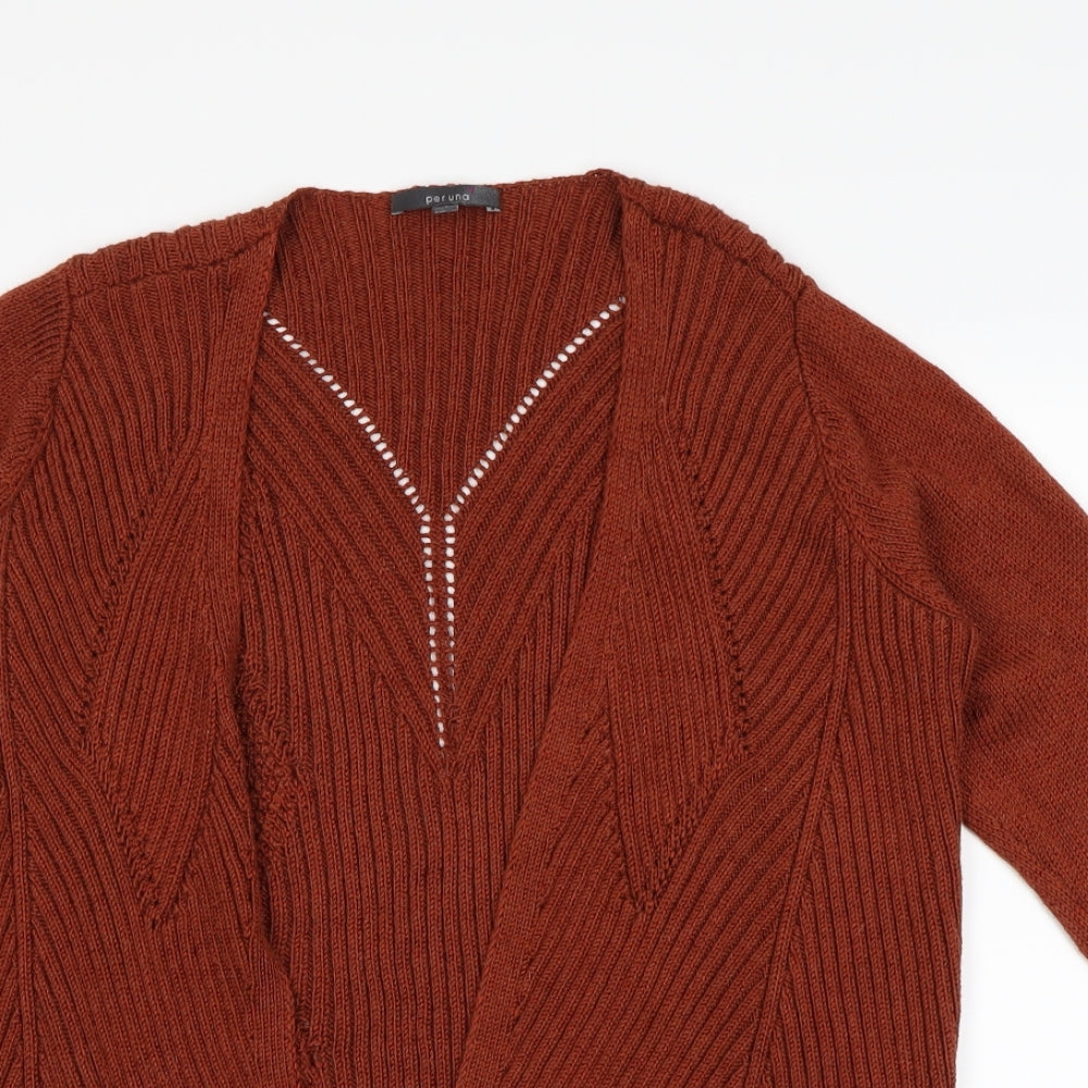 M&S  Womens Brown   Cardigan Jumper Size 12