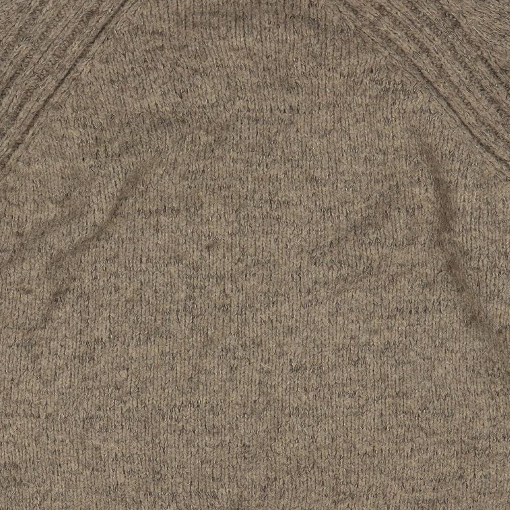M&S  Mens Beige   Henley Jumper Size L