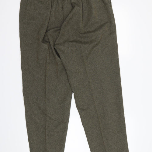 BM Womens Green   Dress Pants Trousers Size 16 L22 in