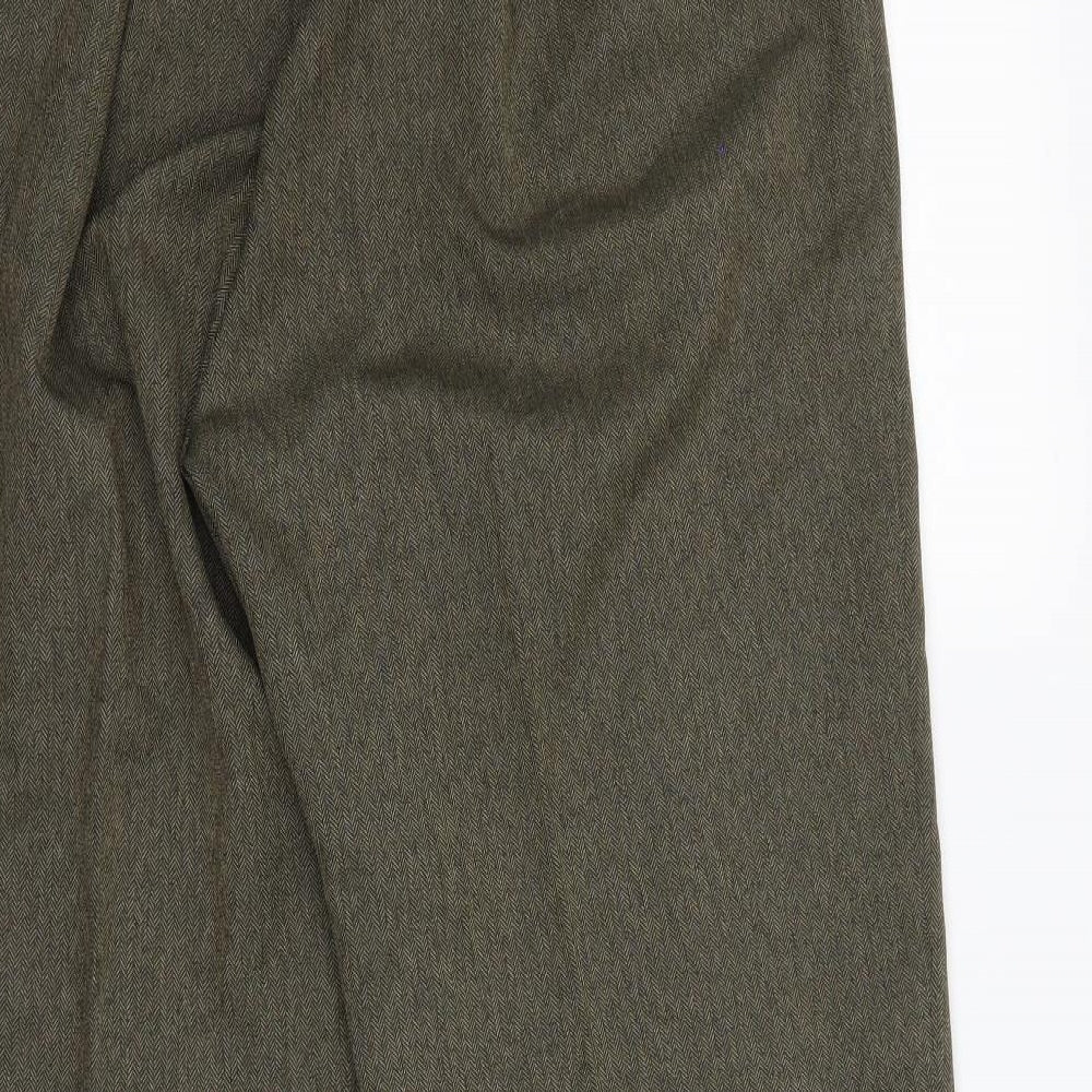 BM Womens Green   Dress Pants Trousers Size 16 L22 in