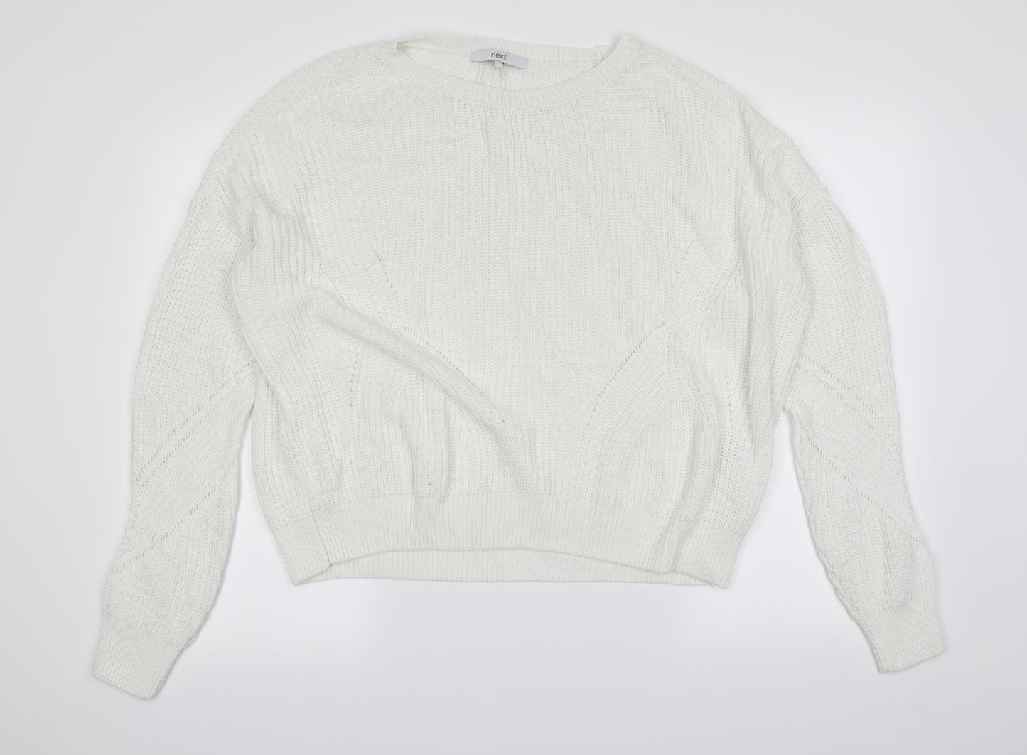 M&S  Womens Ivory   Pullover Jumper Size M
