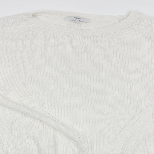 M&S  Womens Ivory   Pullover Jumper Size M